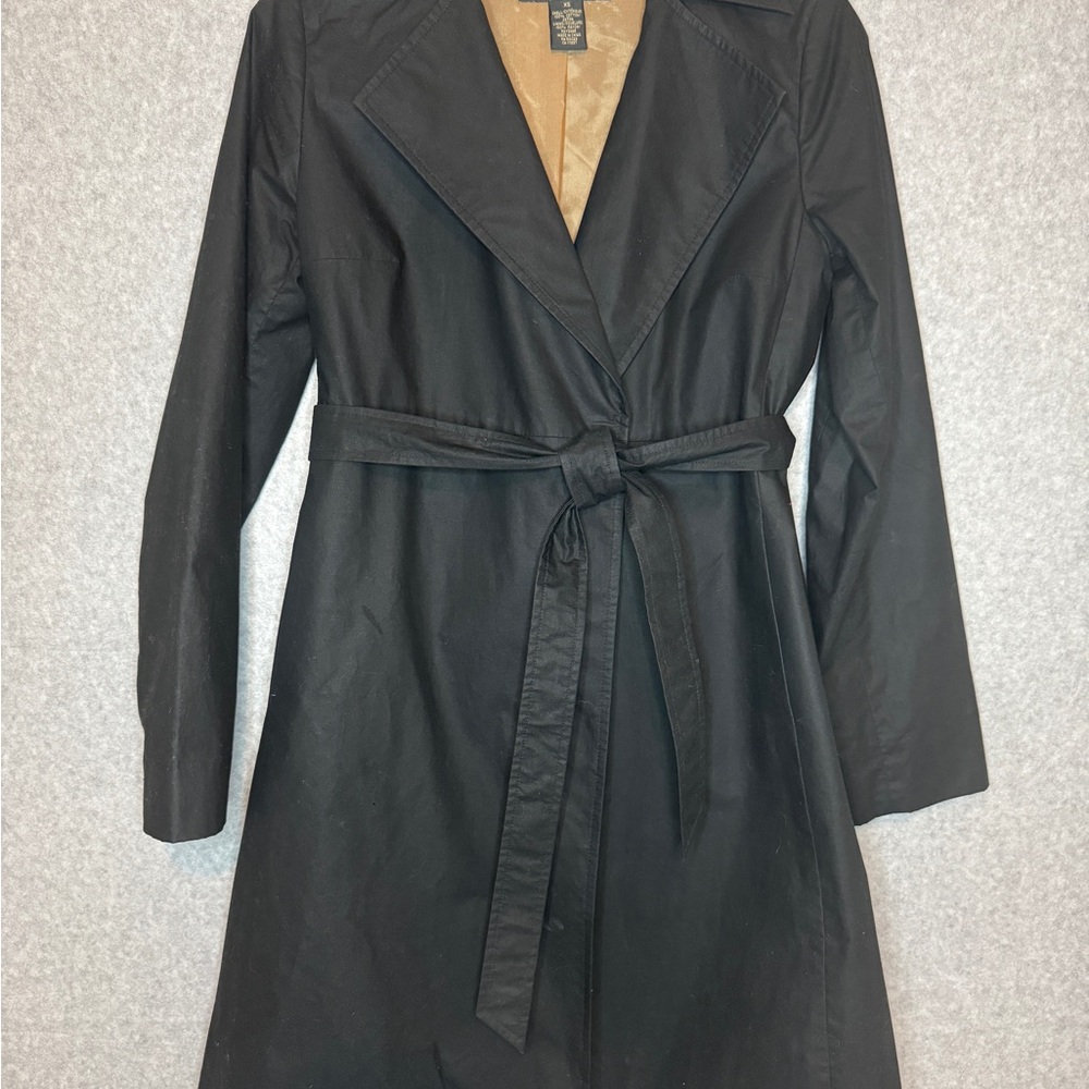 Banana Republic Black Trench Coat